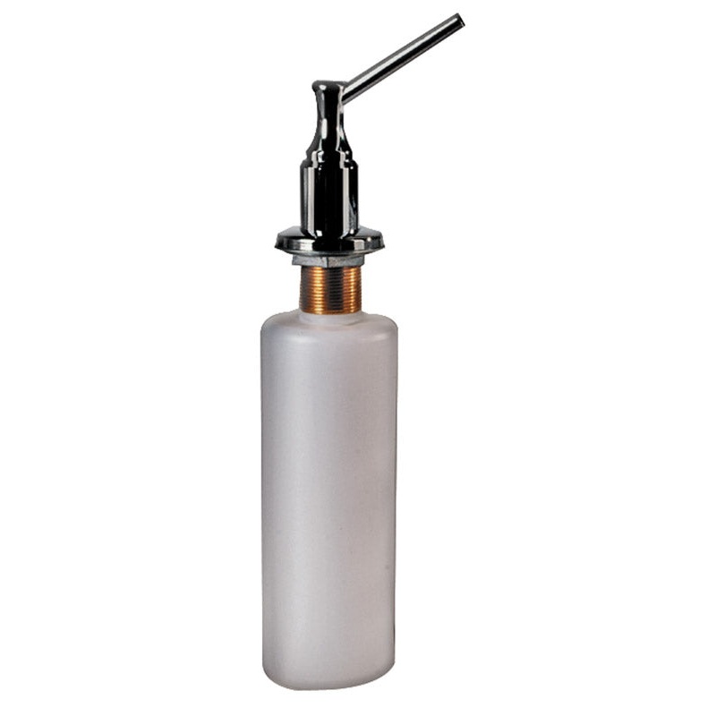 OakBrook Soap Dispenser 13.3 in. H x 2.5 in. W x 5.6 in. L Chrome Plastic