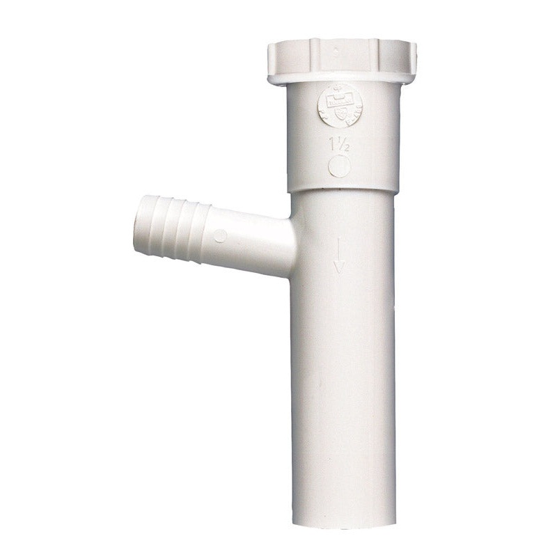 Ace 1-1/2 in. Dia. x 8 in. L Rubber Branch Tailpiece