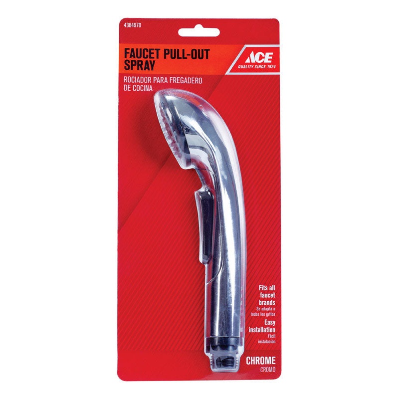 Ace Chrome Chrome Replacement Pull Out Spray Head For Kitchen Faucet For Kitchen Faucet