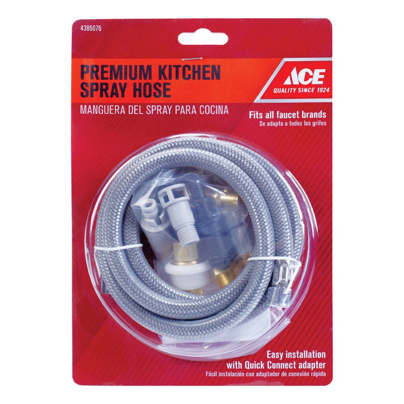 Ace Chrome Spray Hose Pull out faucet head to the faucet
