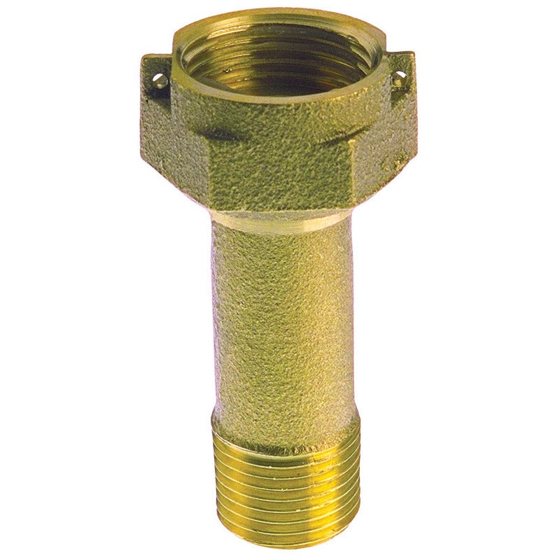 B & K 1/2 in. Dia. x 1/2 in. Dia. Brass Meter Coupling
