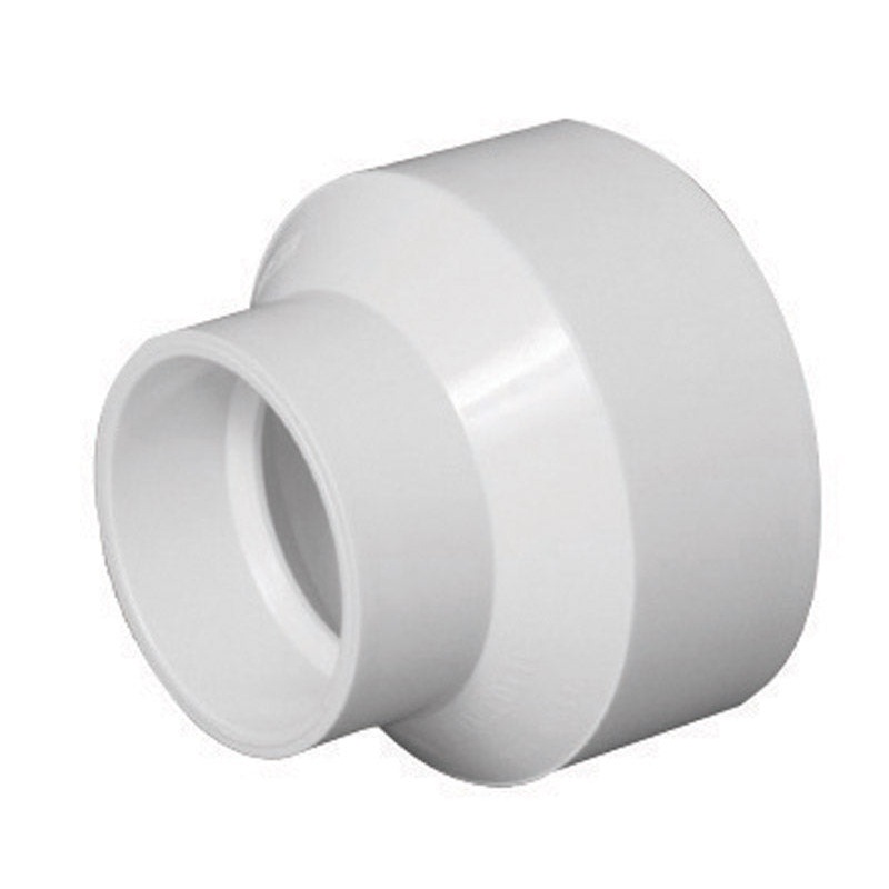 Charlotte Pipe 1-1/2 in. Dia. x 2 in. Dia. Schedule 40 Hub To Hub PVC Reducing Coupling