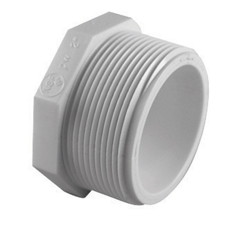 Charlotte Pipe 1 in. Dia. MPT To MIPT Schedule 40 PVC Plug