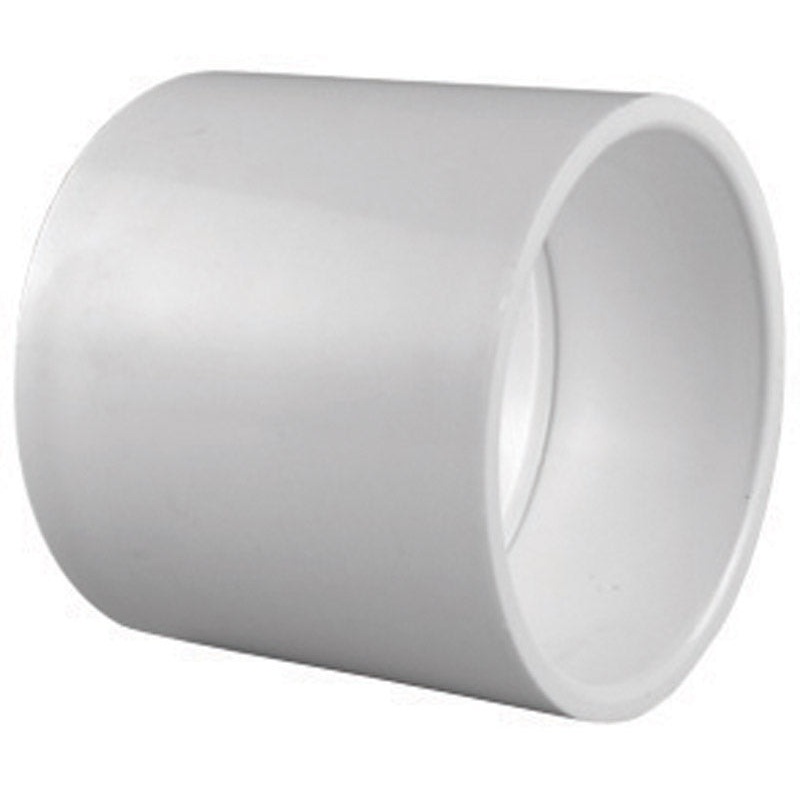 Charlotte Pipe 3 in. Dia. x 3 in. Dia. Schedule 40 Slip To Slip PVC Coupling