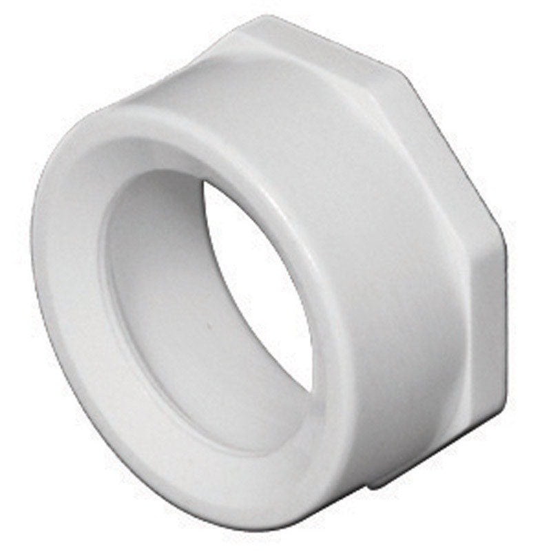 Charlotte Pipe 4 in. Dia. x 3 in. Dia. Spigot To Hub Schedule 40 PVC Flush Bushing