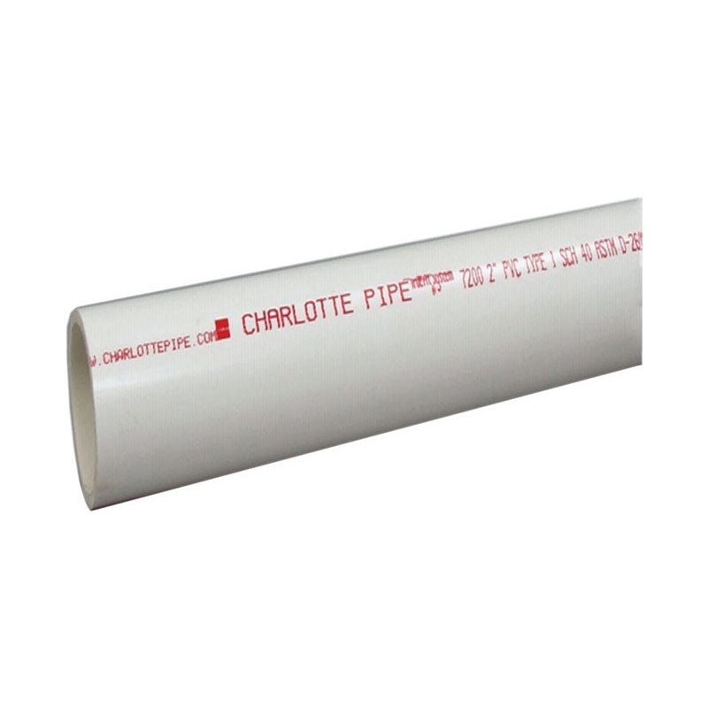 Cresline PVC DWV Pipe 1-1/4 in. Dia. x 10 ft. L Plain End Schedule 40 370 psi