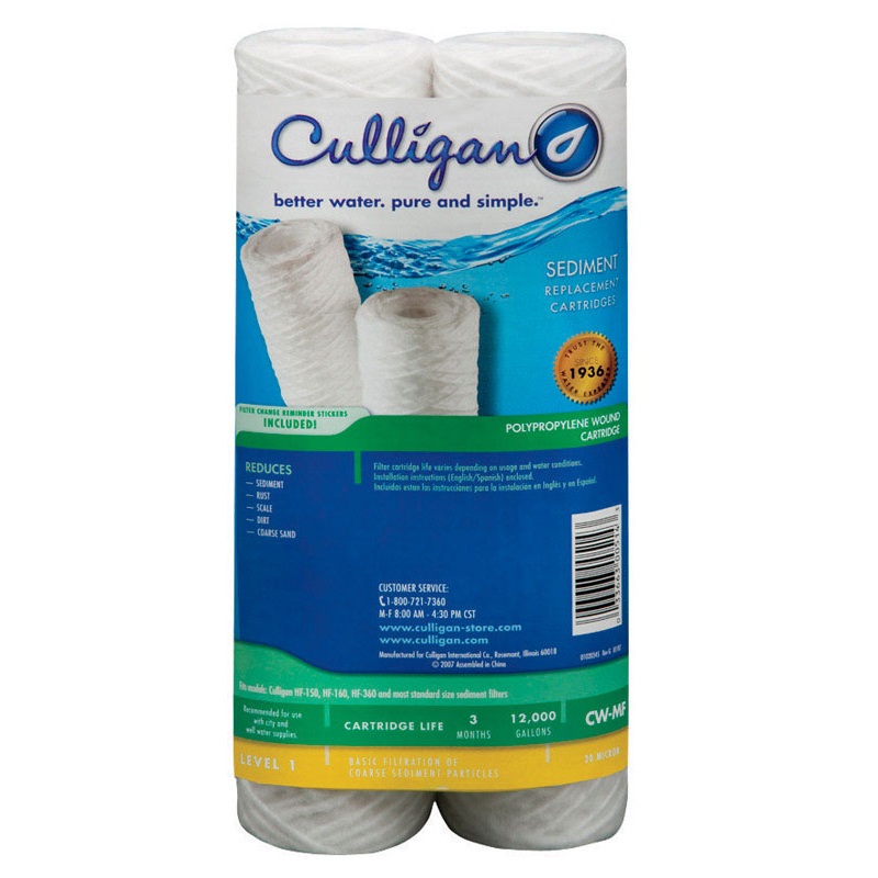 Culligan Better Water Pure and Simple Sediment Cartridge 12,000 gal.