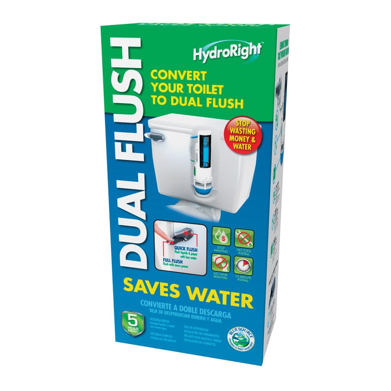 Danco Dual Flush Converter 11-1/2 in. H x 5-1/2 in. L Plastic
