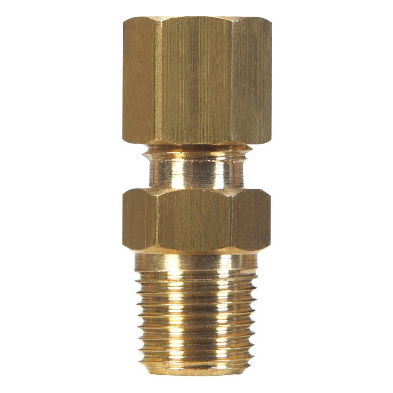 JMF 1/4 in. Dia. x 1/8 in. Dia. Brass Low Lead Compression Fitting