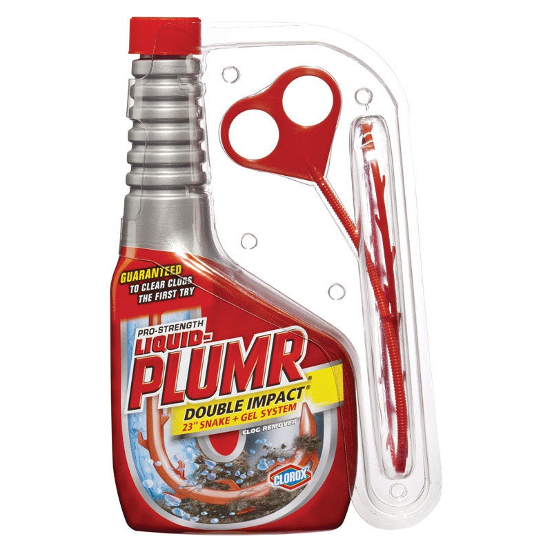 Liquid-Plumr Double Impact Clog Remover Gel 18 oz.