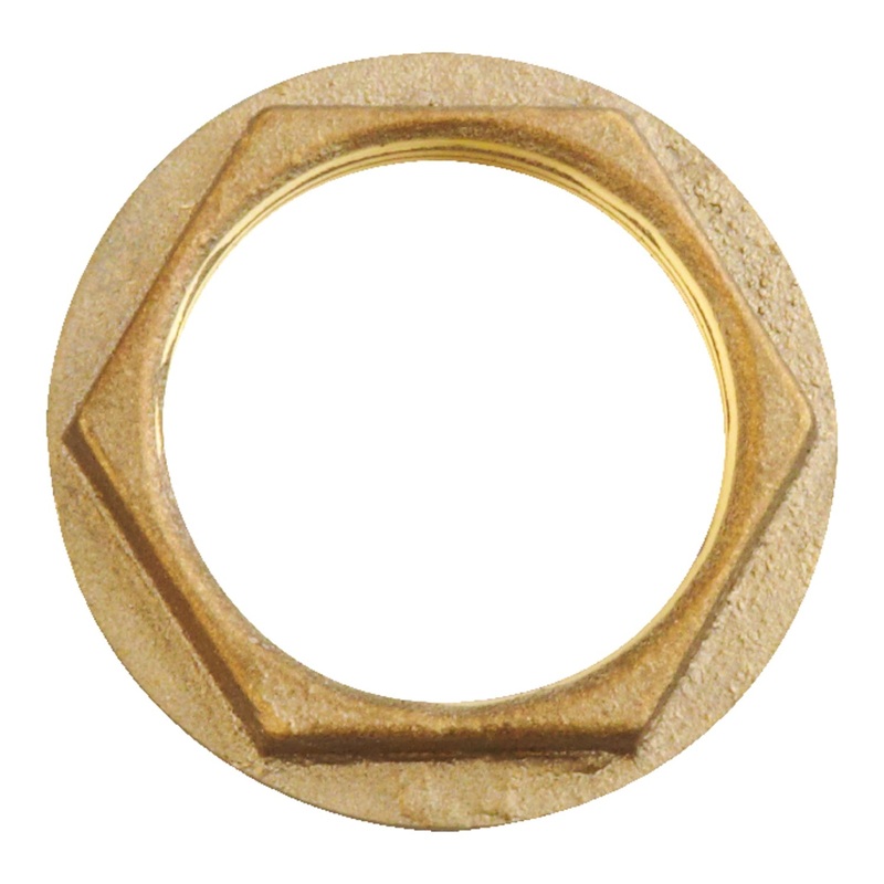 Ace Brass Die Cast Jam Nut 1-1/2 in. Dia.