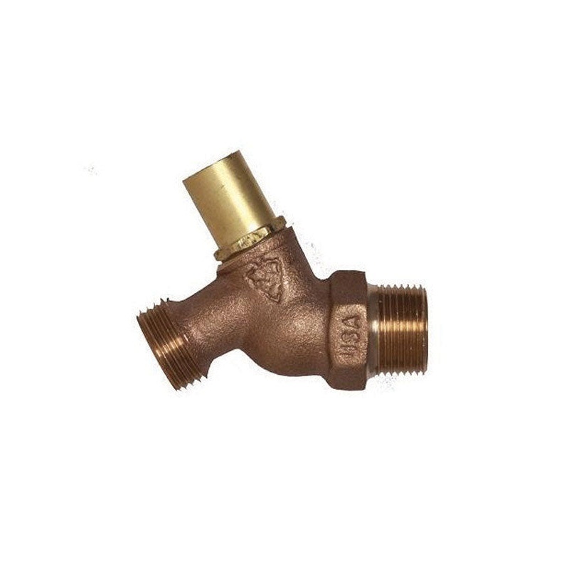 Arrowhead 1/2 in. MIP Dia. x 3/4 in. Dia. Hose Brass Hose Bibb