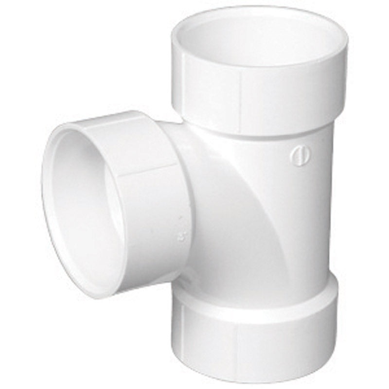 Charlotte Pipe 1-1/2 in. Dia. x 1-1/2 in. Dia. x 1-1/2 in. Dia. Hub To Hub To Hub Schedule 40 PVC