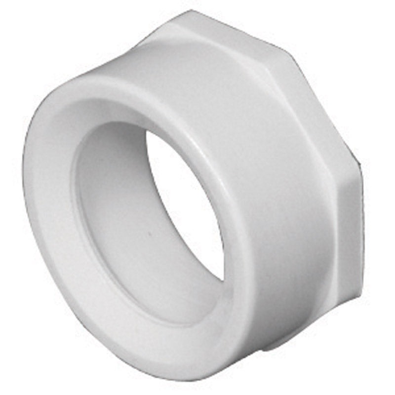 Charlotte Pipe Schedule 40 3 in. Dia. x 2 in. Dia. Spigot To Hub PVC Flush Bushing