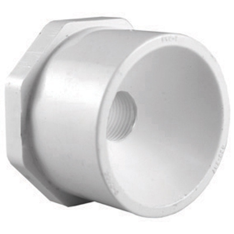 Charlotte Pipe Schedule 40 Slip To Slip 1-1/2 in. Dia. x 2 in. Dia. PVC Reducing Bushing