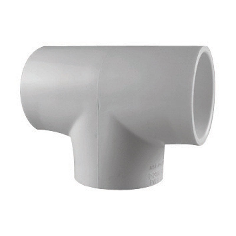 Charlotte Pipe Schedule 40 Slip To Slip To Slip 2 in. Dia. x 2 in. Dia. x 2 in. Dia. PVC Tee