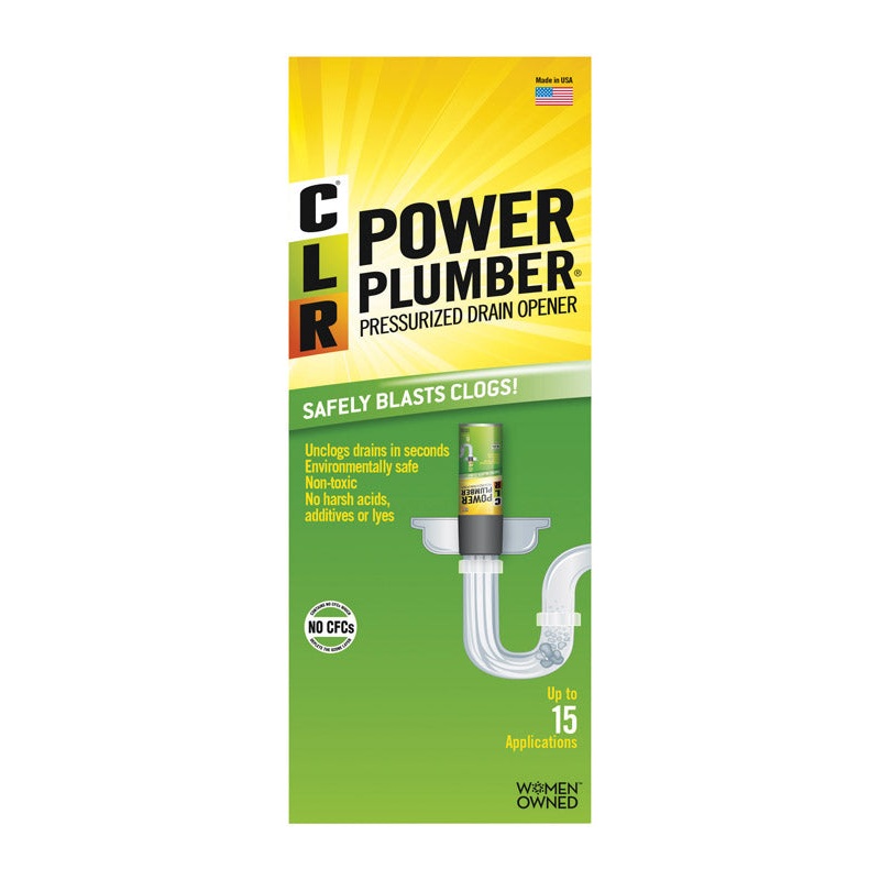 CLR Power Plumber Compressed Gas Drain Opener 4.5 oz.