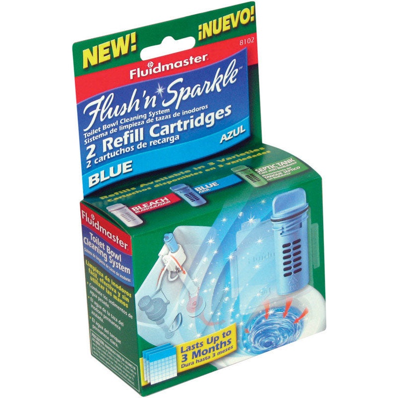 Fluidmaster Flush N’ Sparkle Continuous Toilet Cleaning System Refill