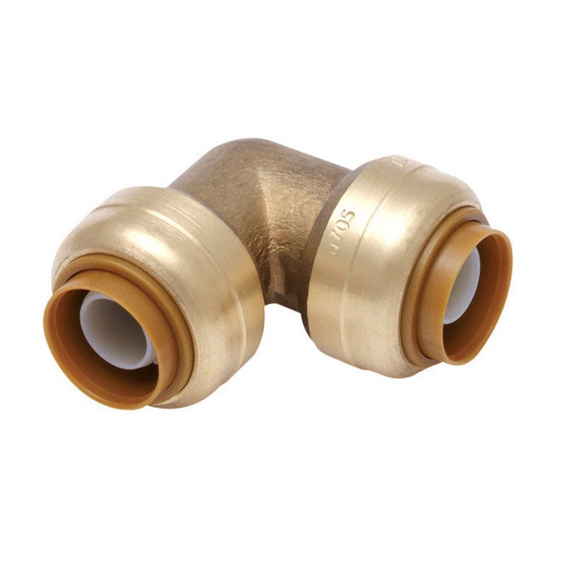 Sharkbite 1/2 in. Push x 1/2 in. Dia. Push Brass Elbow