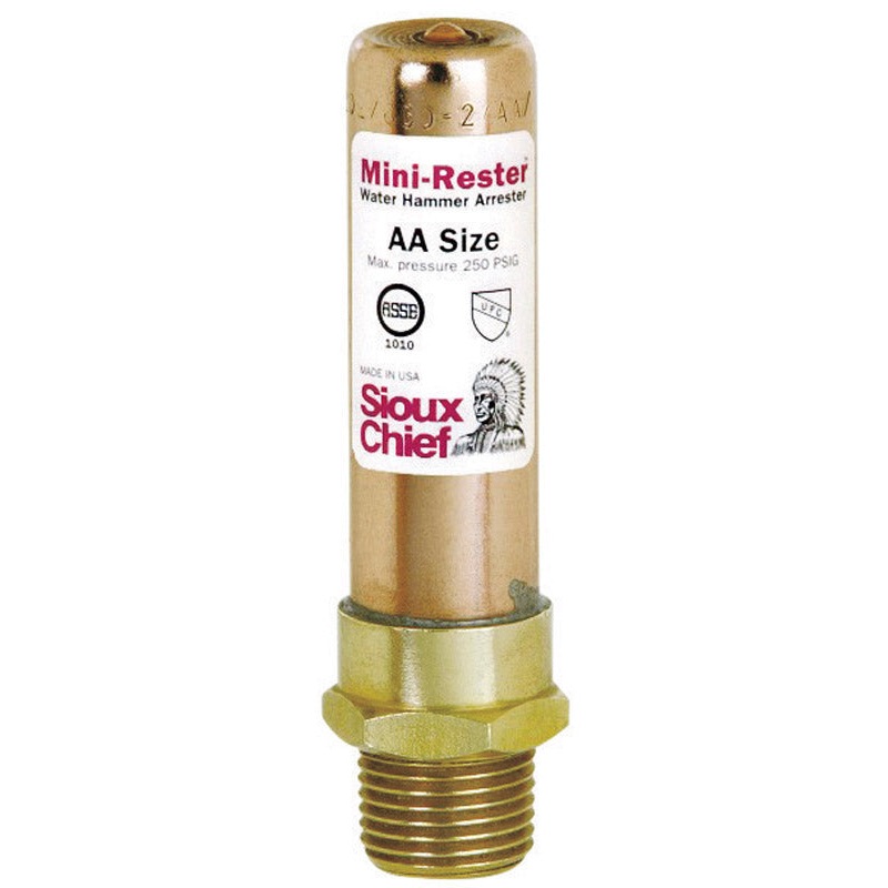 Sioux Chief 1/2 in. Dia. MPT Copper Water Hammer Arrester