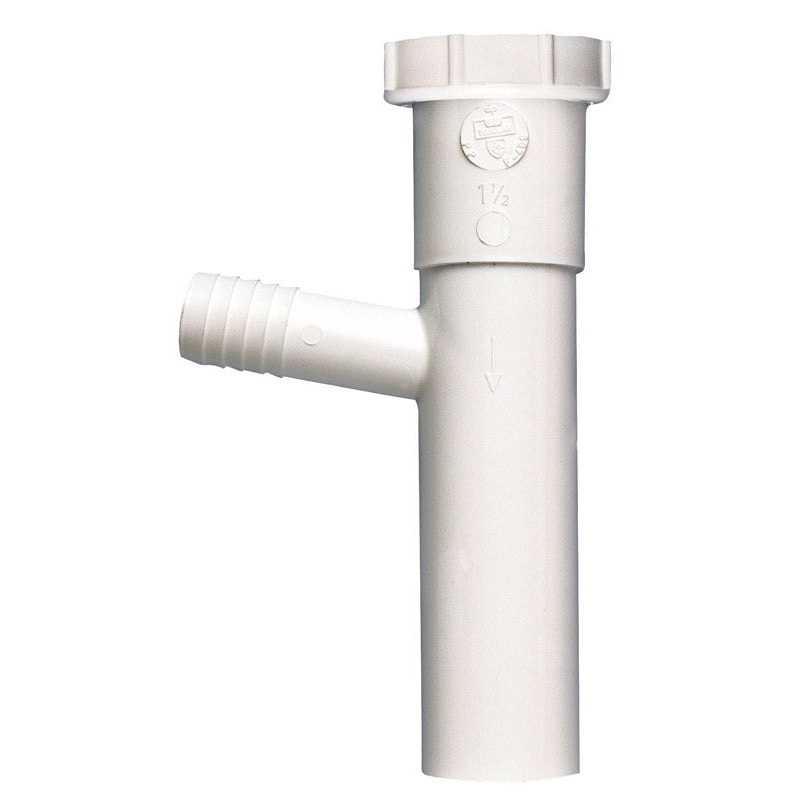 Ace 1-1/2 in. Dia. x 8 in. L Plastic Branch Tailpiece