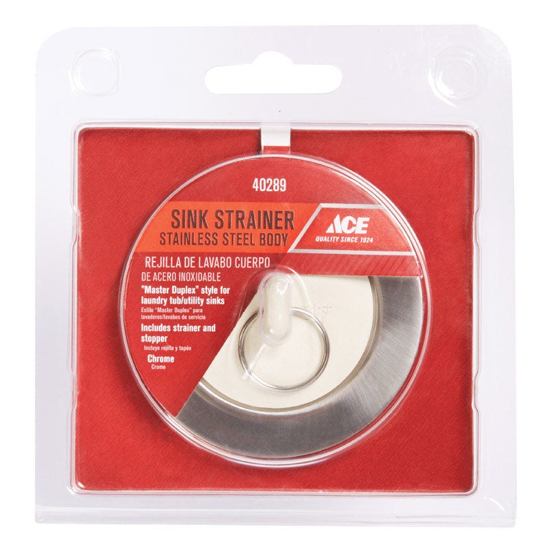 Ace 2 – 2-1/2 in. Dia. Sink Strainer Polished Chrome