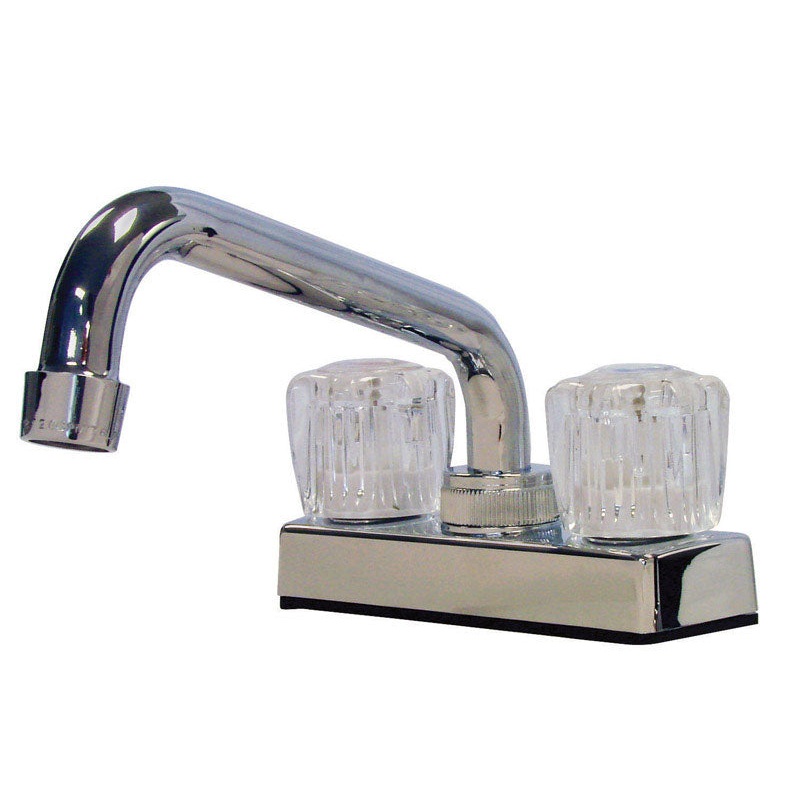 B & K Two Handle Laundry Faucet 4 in. Chrome