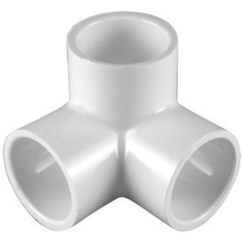 Charlotte Pipe Schedule 40 1 in. Dia. x 1 in. Dia. x 1 in. Dia. Slip To Slip To Slip 90 deg. PVC
