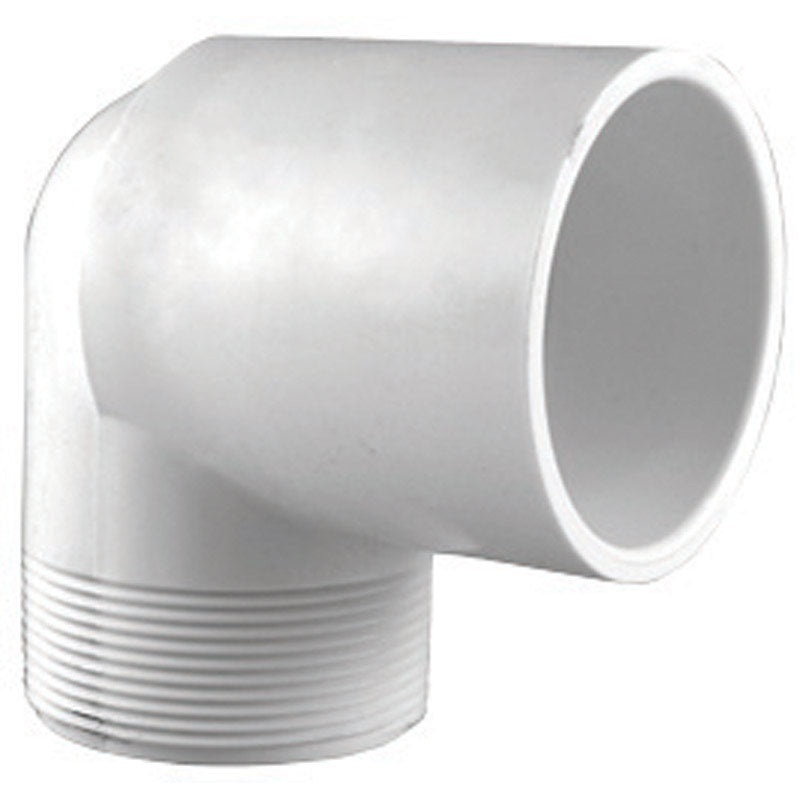 Charlotte Pipe Schedule 40 Slip To MPT 2 in. Dia. x 2 in. Dia. 90 deg. PVC Street Elbow