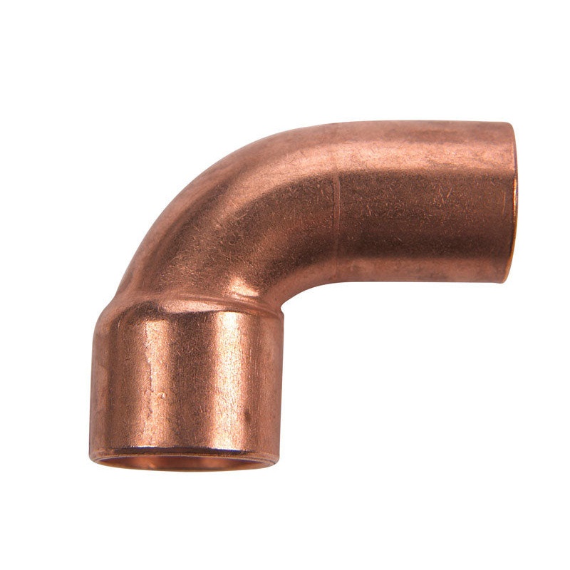 Elkhart 3/8 in. Dia. x 3/8 in. Dia. Sweat To Sweat 90 deg. Copper Street Elbow