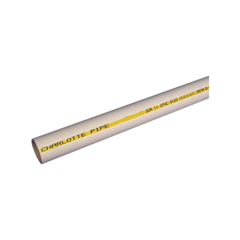 Genova CPVC Pipe 3/4 in. Dia. x 10 ft. L Plain End 400 psi