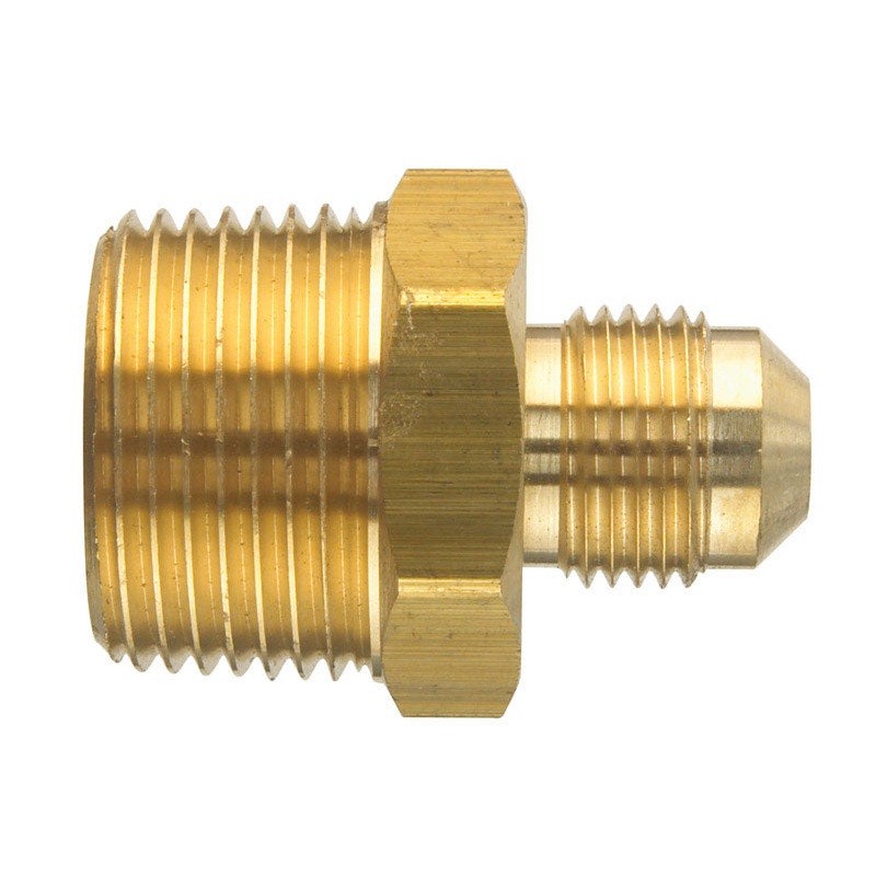JMF 3/8 in. Dia. x 3/4 in. Dia. Male Flare To Male For Brass, copper, aluminum and steel hydraulic