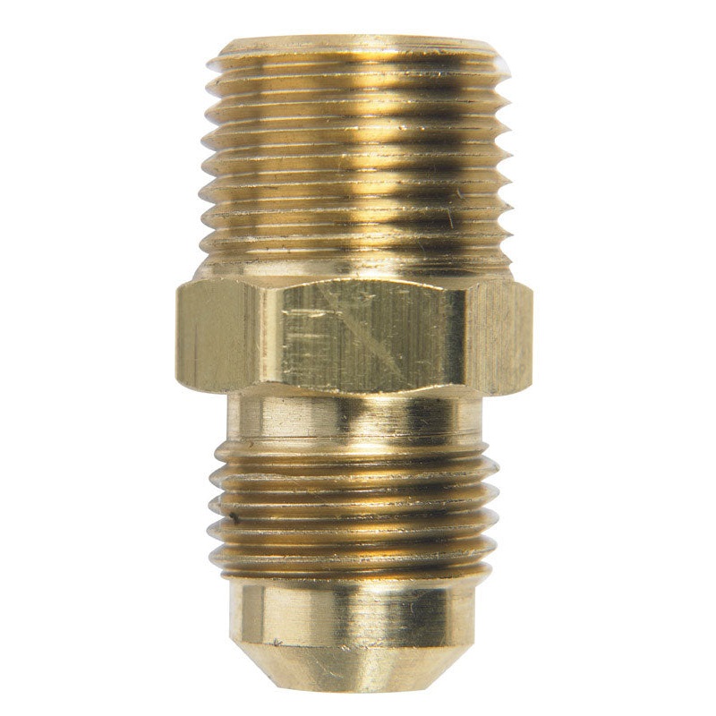 JMF 3/8 in. Dia. x 3/8 in. Dia. Male Flare To Male For Brass, copper, aluminum and steel hydraulic