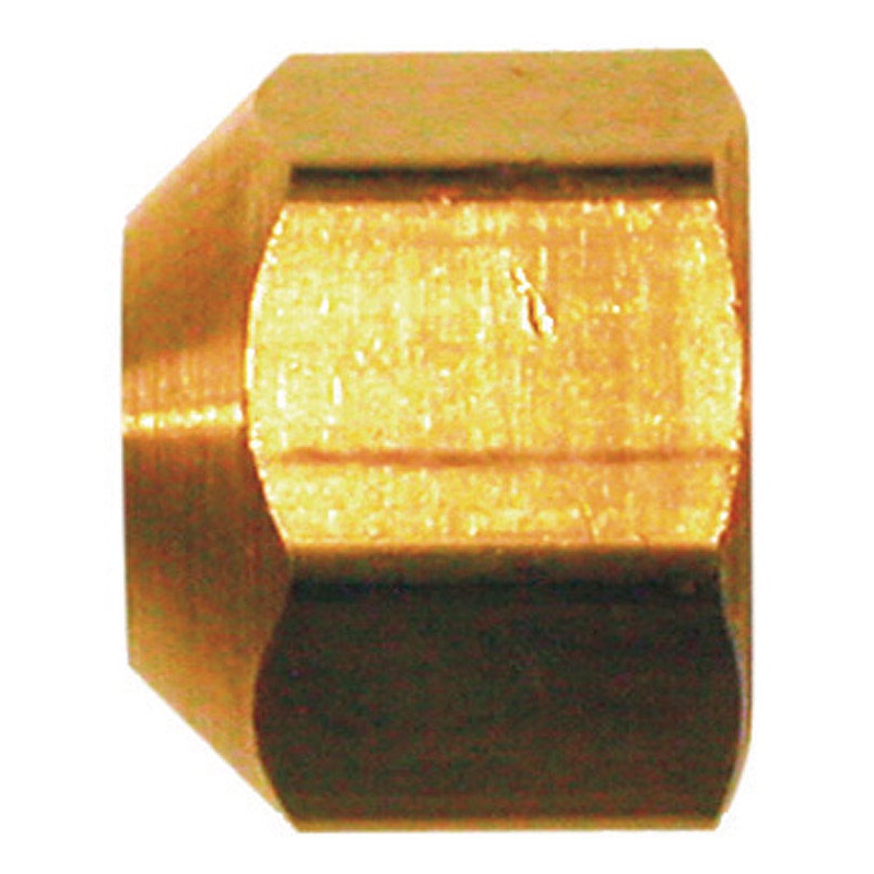 JMF 5/8 in. Dia. Flare Yellow Brass Cap