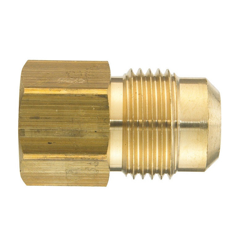 JMF 5/8 in. Dia. x 1/2 in. Dia. Flare To Female Brass Flare Adapter