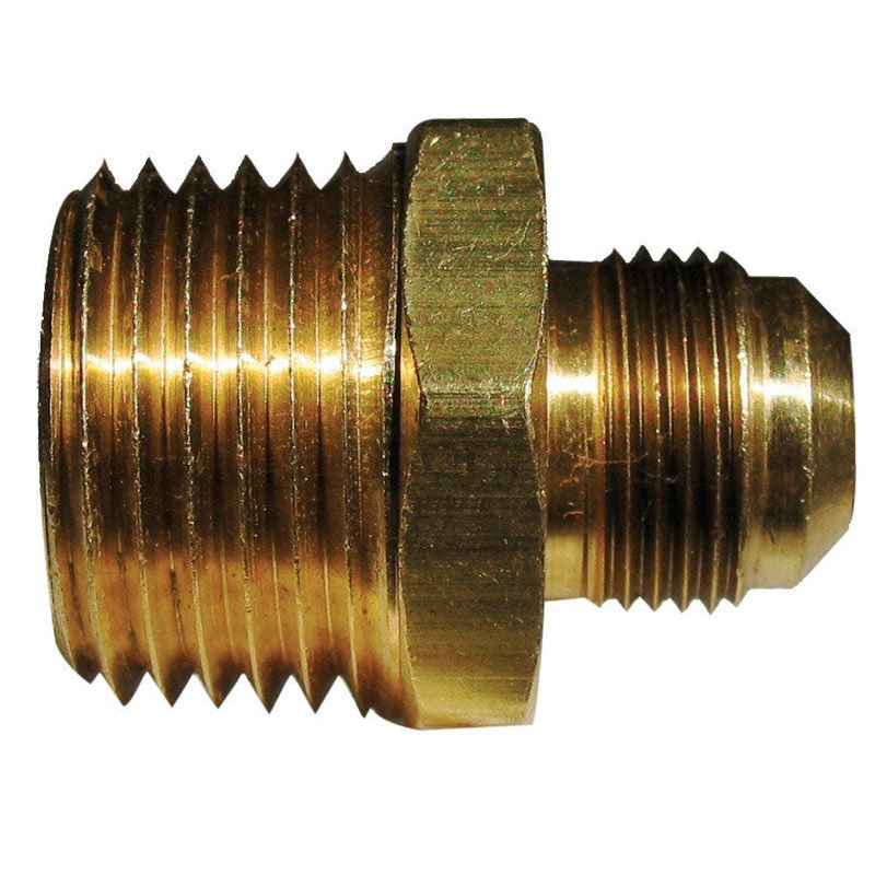 JMF 5/8 in. Dia. x 1/2 in. Dia. Male Flare To Male For Brass, copper, aluminum and steel hydraulic