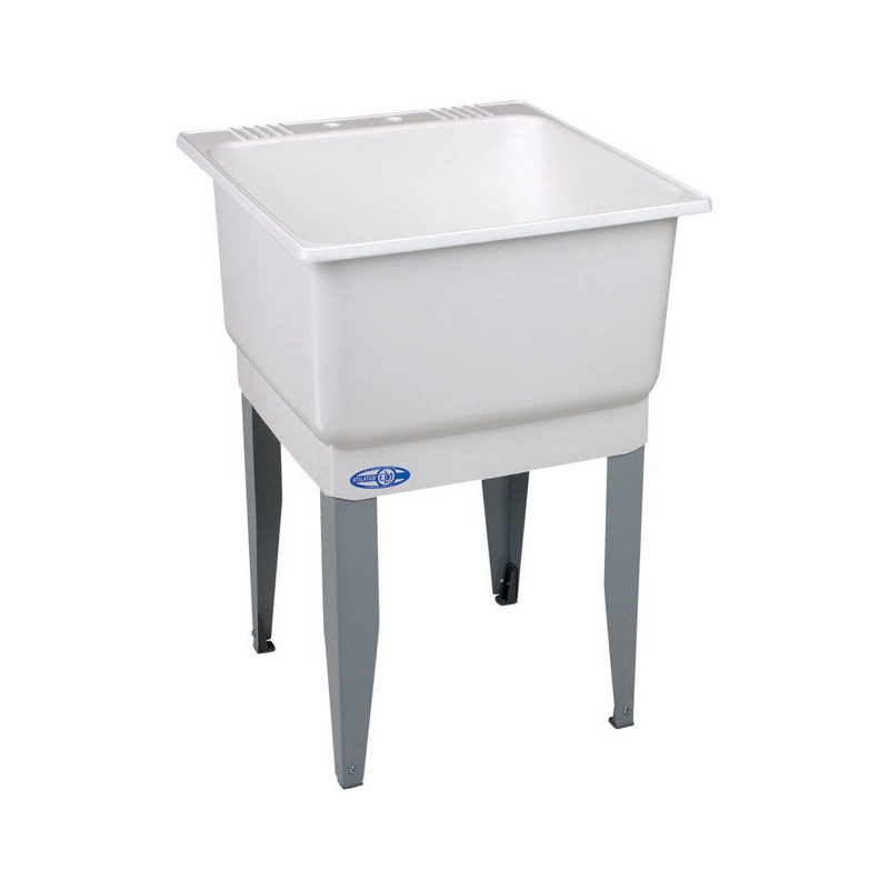 Mustee Laundry Tub Single Bowl 34 in. x 23 in. x 25 in. 20 gal.