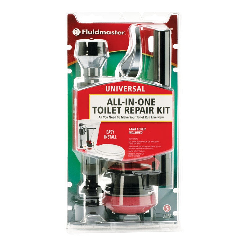 Toilet Tank Repair Kit 17.6 in. x 8.5 in. x 13.7 in. Chrome