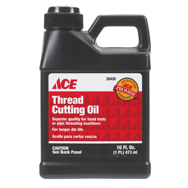 Ace 16 oz. For Use on brass, copper, aluminum, stainless steel, iron Thread Cutting Oil