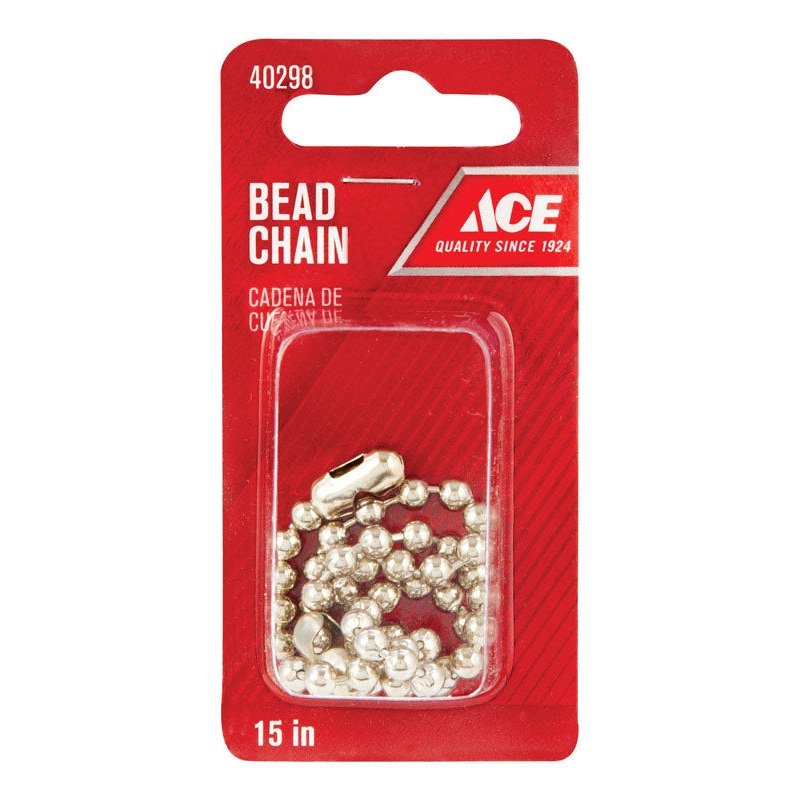 Ace 3/16 in. Dia. Beaded Chain