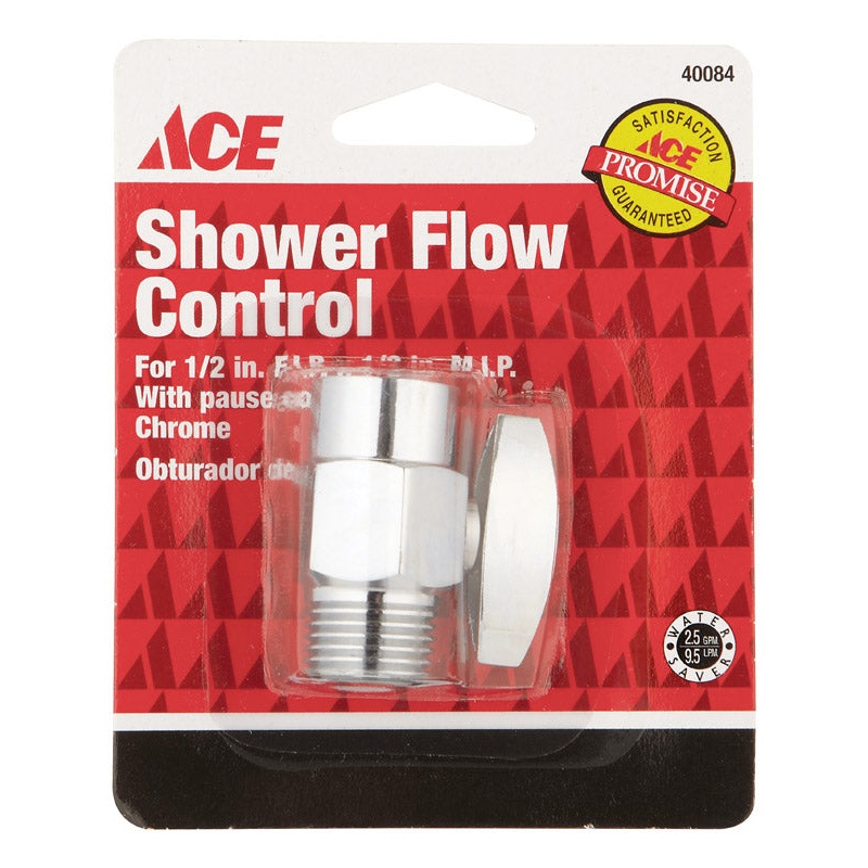 Ace Chrome Shower Flow Control