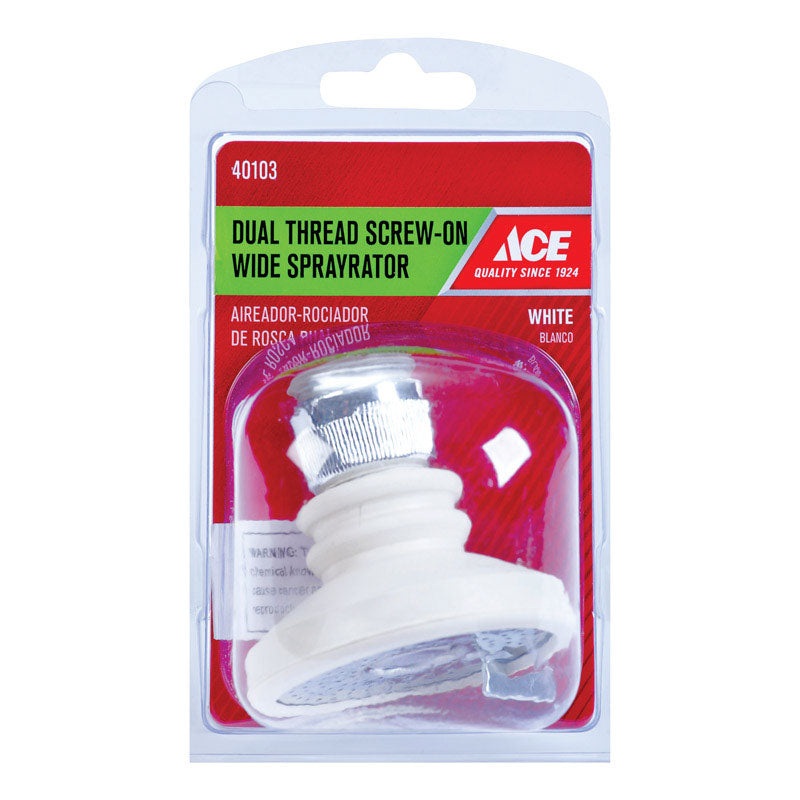 Ace White Stainless Steel Faucet Spray