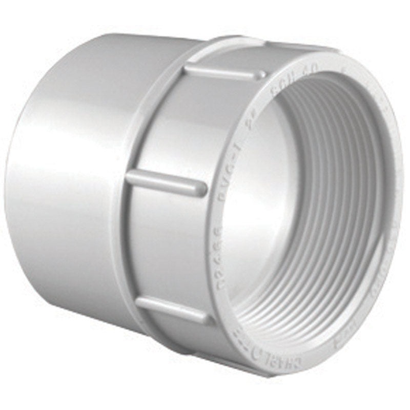Charlotte Pipe 3 in. Dia. x 3 in. Dia. Slip To FPT Pipe Adapter