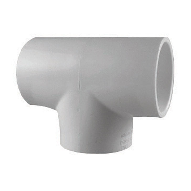 Charlotte Pipe Schedule 40 Slip To Slip To Slip 4 in. Dia. x 4 in. Dia. x 4 in. Dia. PVC Tee