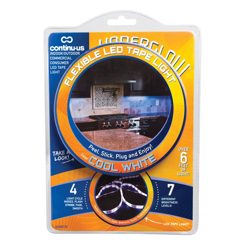 Continu-us Underglow 80 in. L Plug-In LED Tape Light White