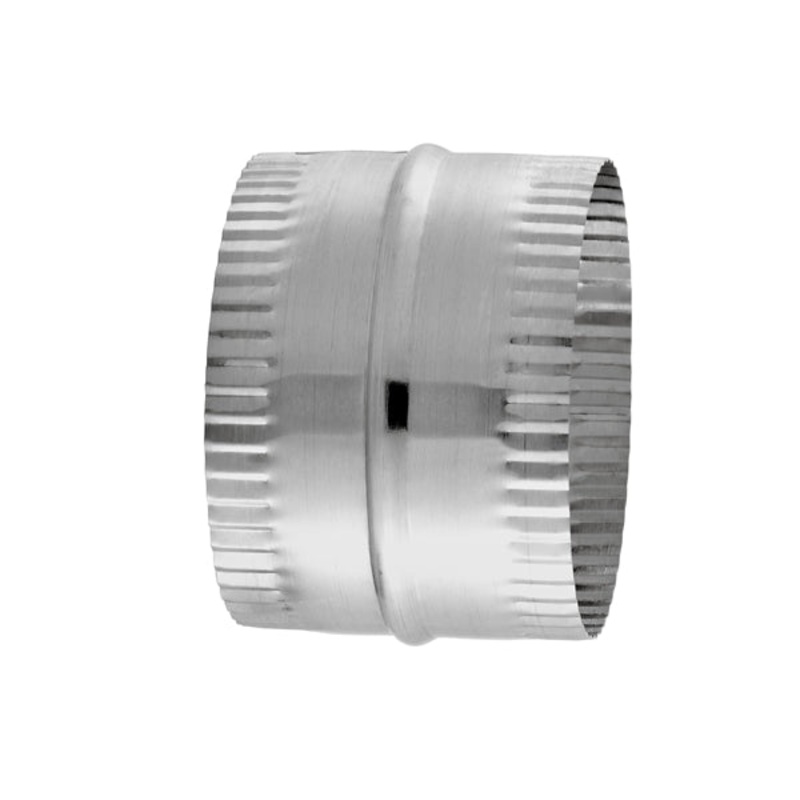 Deflect-O Jordan 4 in. Dia. x 3 in. L Aluminum Duct Connector