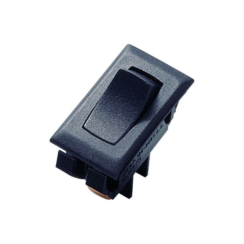 Gardner Bender 16 amps Black Rocker Rocker Switch Single Pole 1