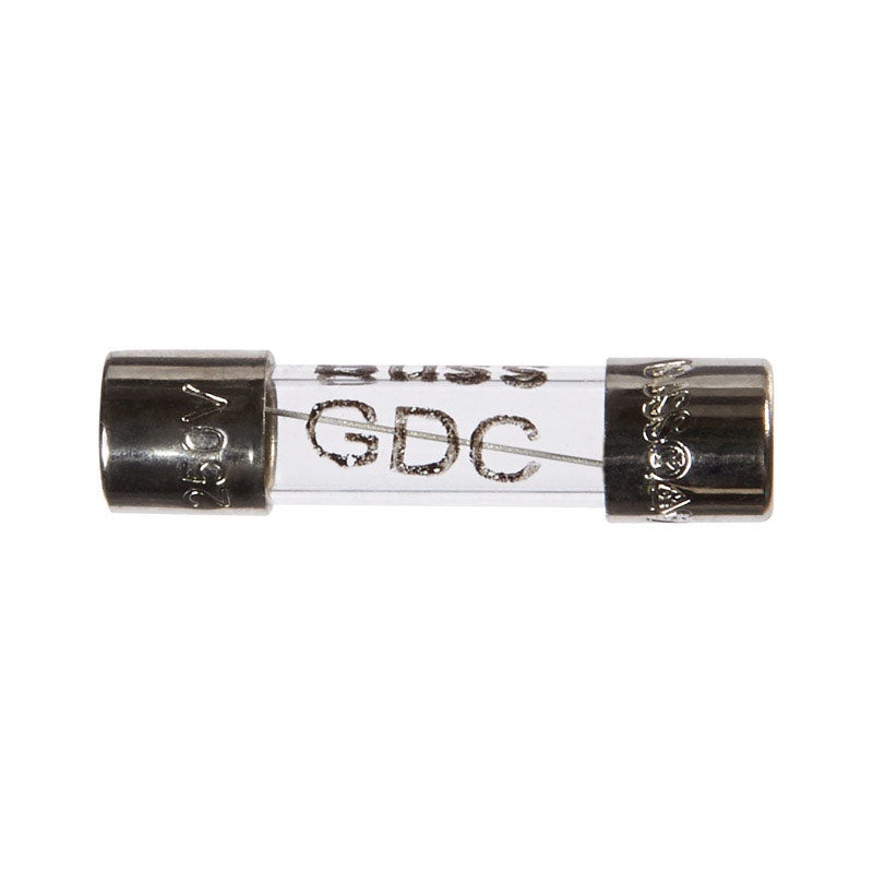 Jandorf Fast Acting Glass Fuse 1.6 amps 250 volts 5 mm Dia. x 20 mm L 2 pk For Max protection