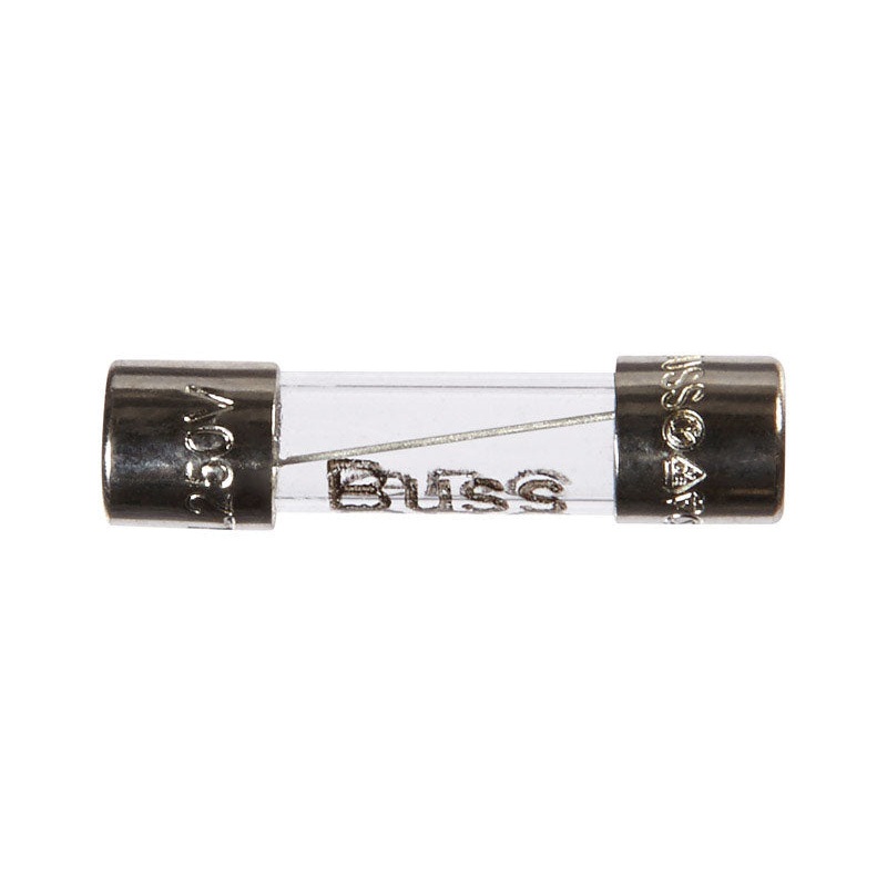Jandorf Fast Acting Glass Fuse 2.5 amps 250 volts 5 mm Dia. x 20 mm L 2 pk For Max protection