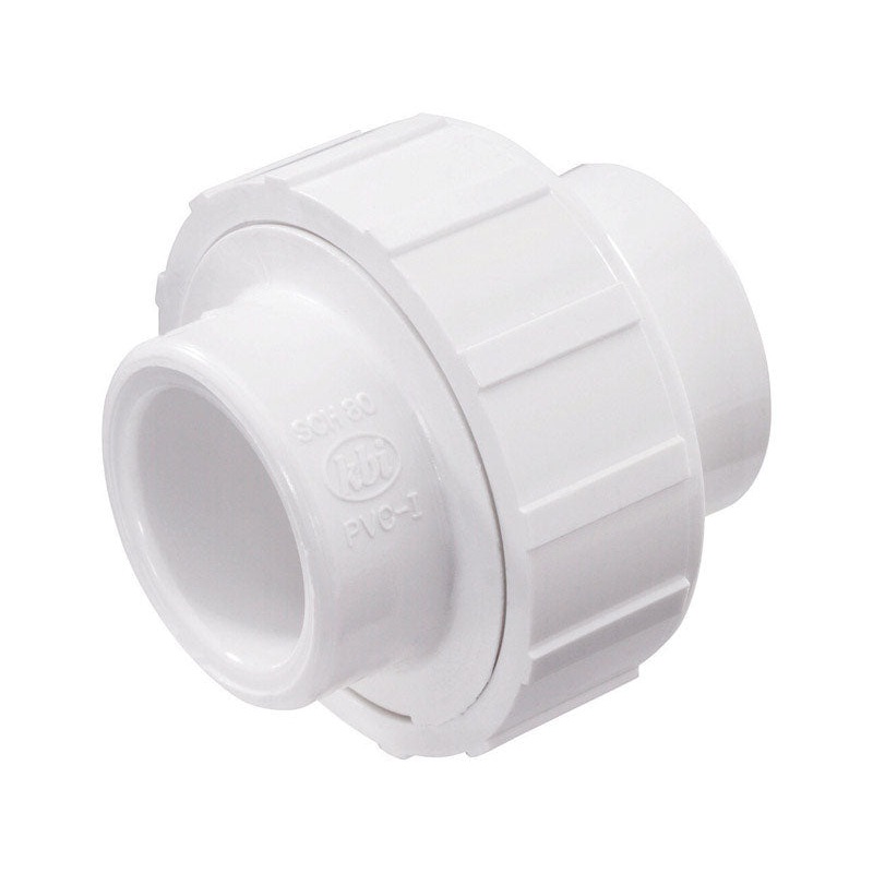 KBI 1-1/2 in. Dia. x 1-1/2 in. Dia. Schedule 40 Slip To Slip PVC Union